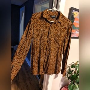 Urban Outfitters leopard print button down